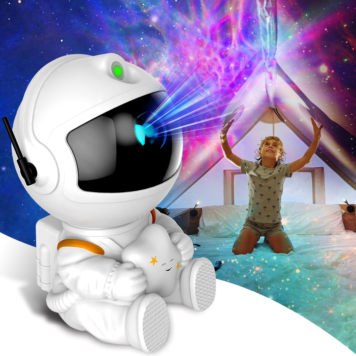 Astronaut Nebula Projector – Multi-Scene Lighting